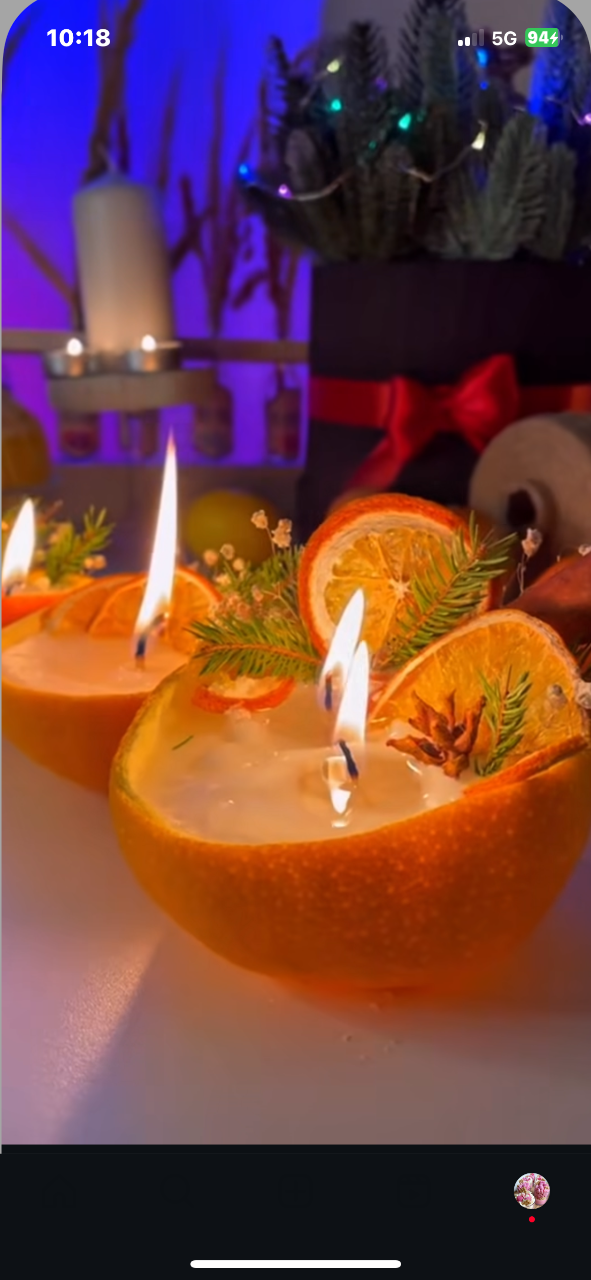 Citrus & Pine Holiday Candle Recipe