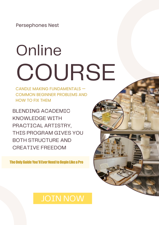 CANDLE MAKING FUNDAMENTALS — COMMON BEGINNER PROBLEMS AND HOW TO FIX THEM