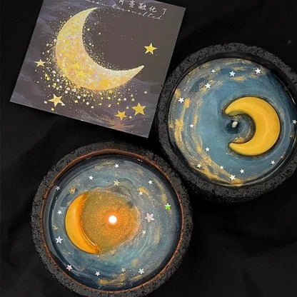 Obsidian Moon Glitter Candle