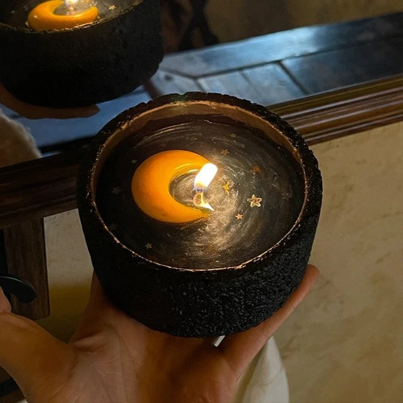 Obsidian Moon Glitter Candle